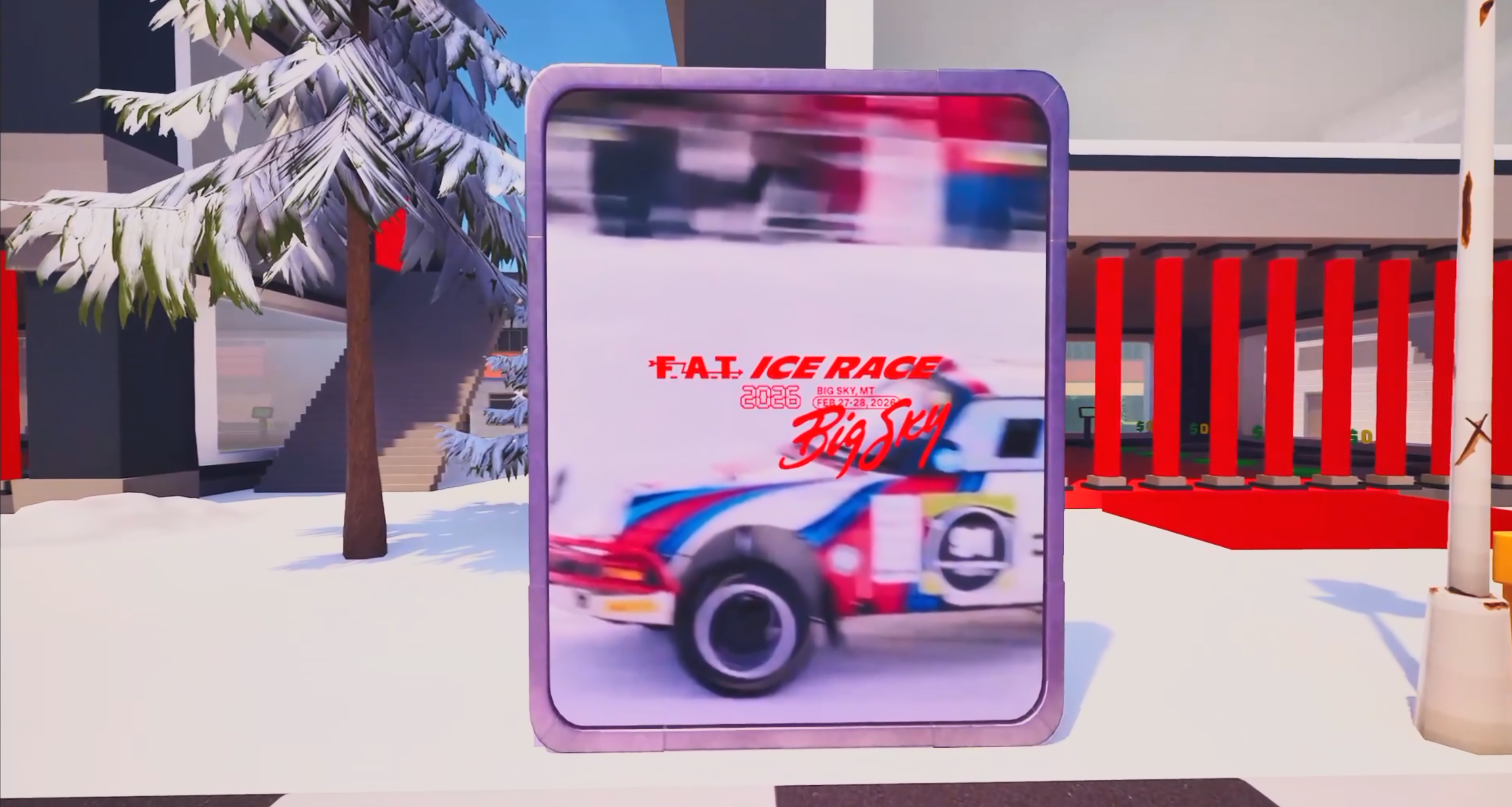 F.A.T. Ice Race car